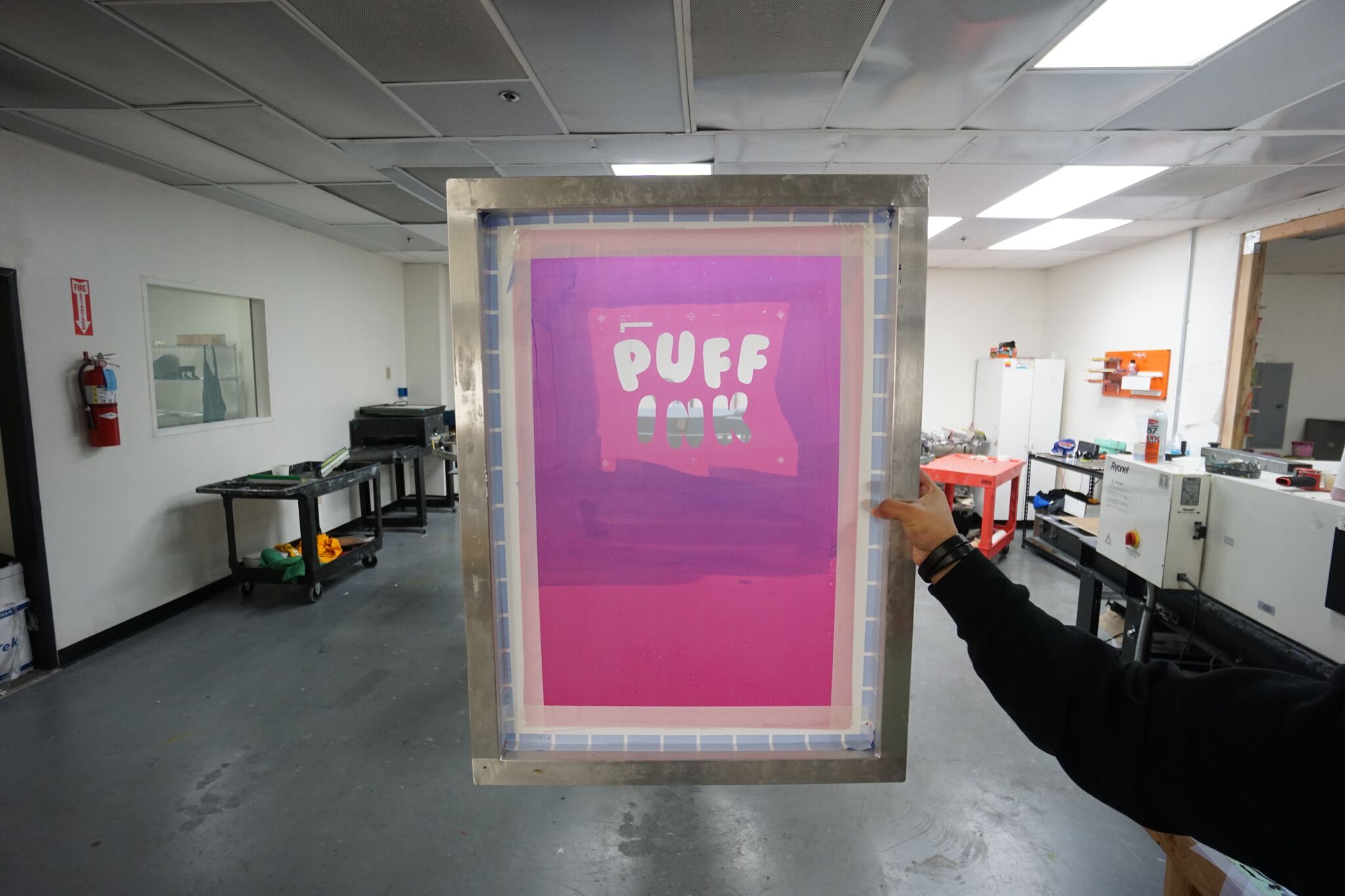 Puff Ink Screen Printing